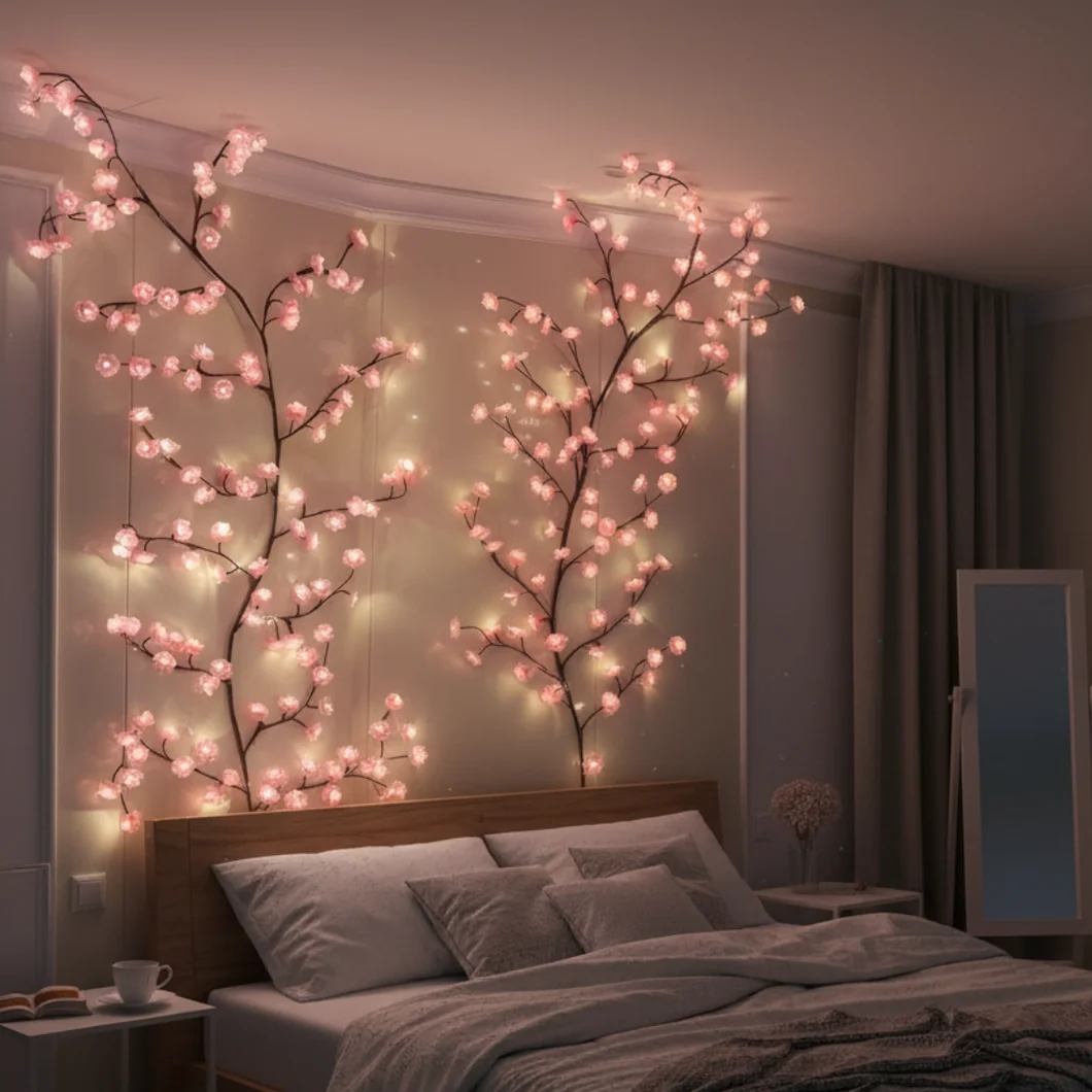 LED Körsbärsblommor