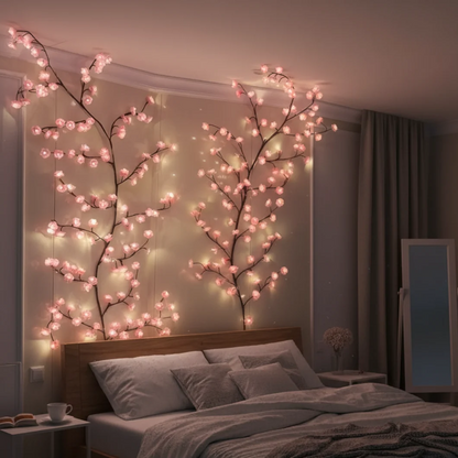 LED Körsbärsblommor