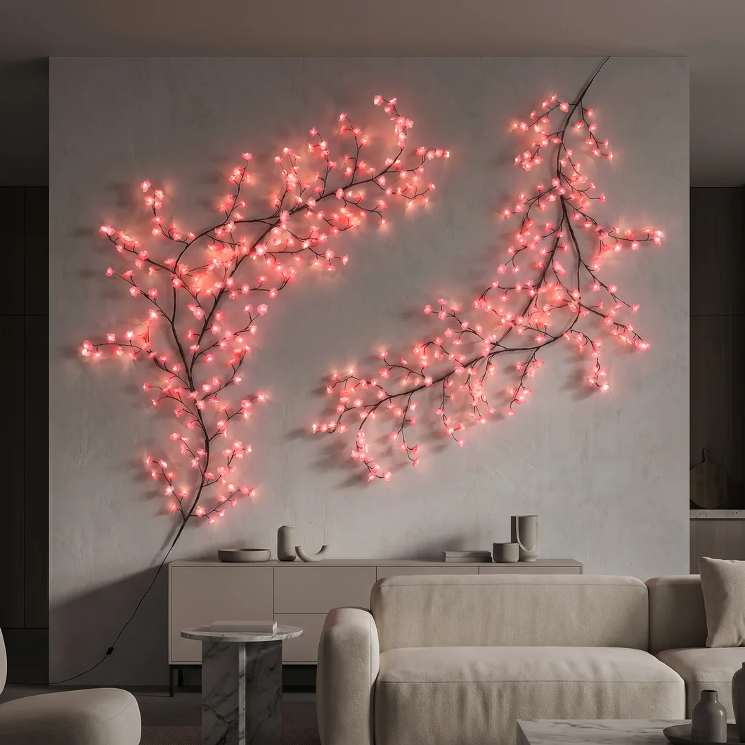 LED Körsbärsblommor